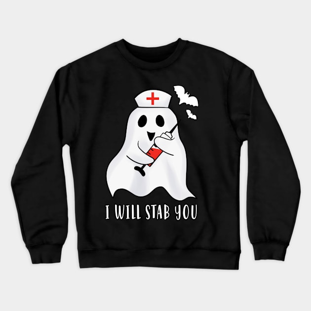 I WILL STAB YOU Crewneck Sweatshirt by ButterflyX